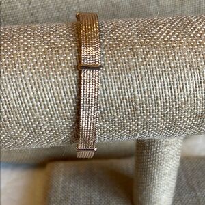 Elegant Gold Mesh Bracelet
